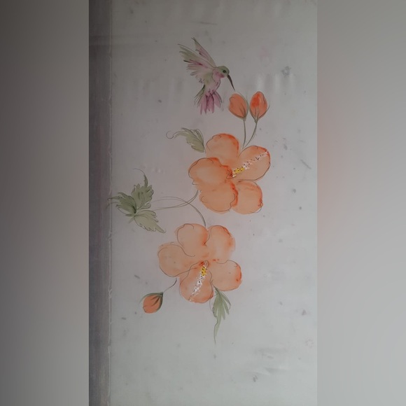 Picchika hand-painted organza sari - Picture 3 of 3